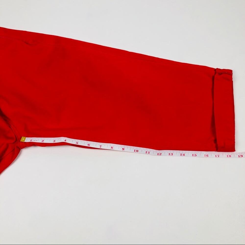 Levi’s Red Cropped Capri Jeans Size 10 - image 8